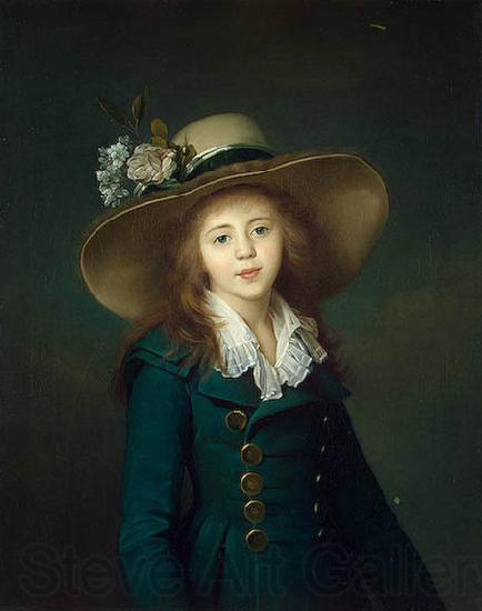 Jean-Louis Voille Portrait of Elisaveta Alexandrovna Demidov, nee Stroganov (1779-1818), here as Baronesse Stroganova France oil painting art